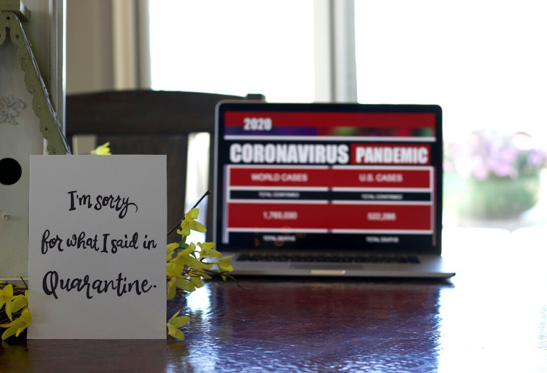 Desk with a laptop and printed running order documents